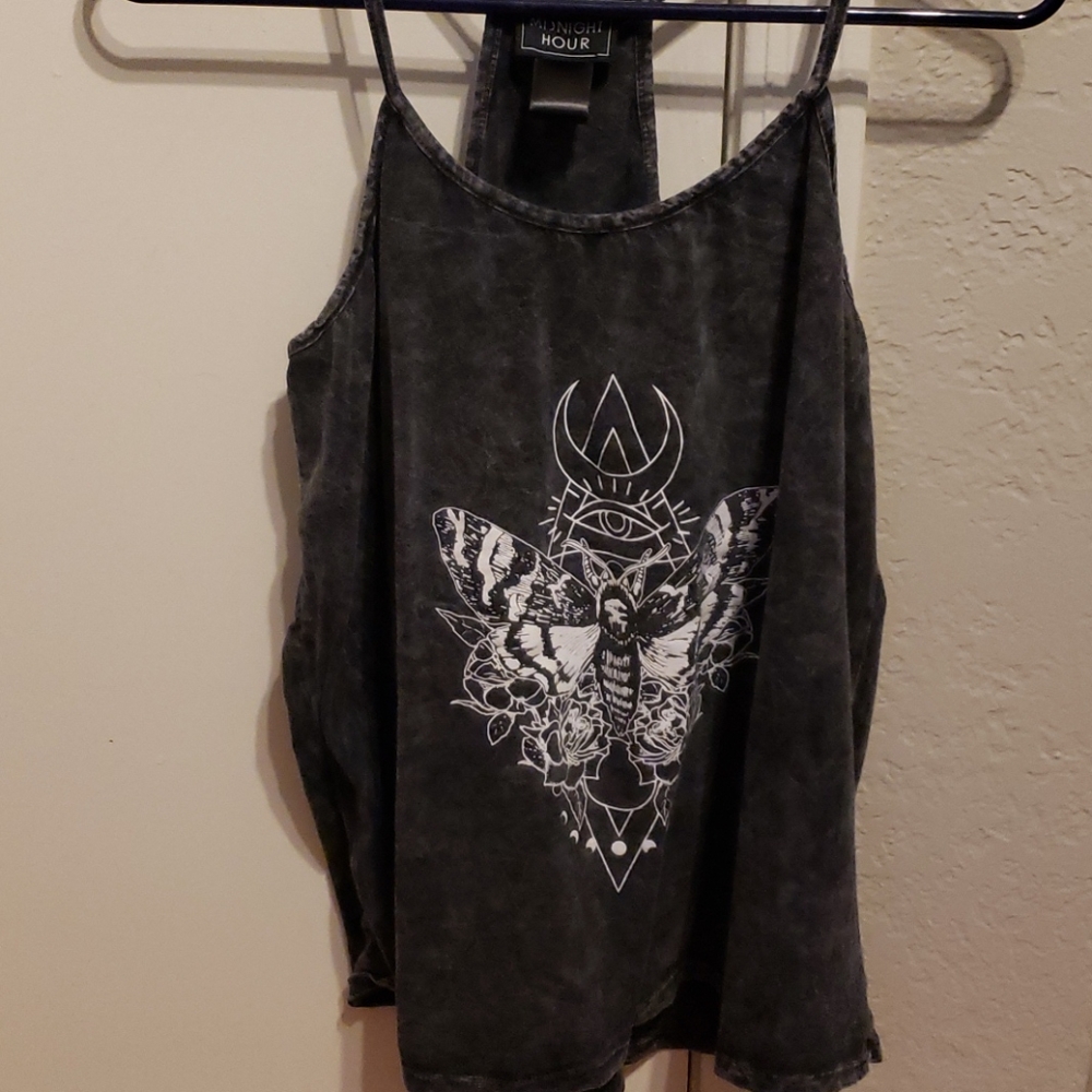 Death moth top from hot topic